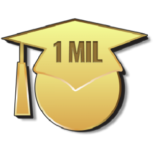 Junior-designer-achieving-million-dollar-club-logo