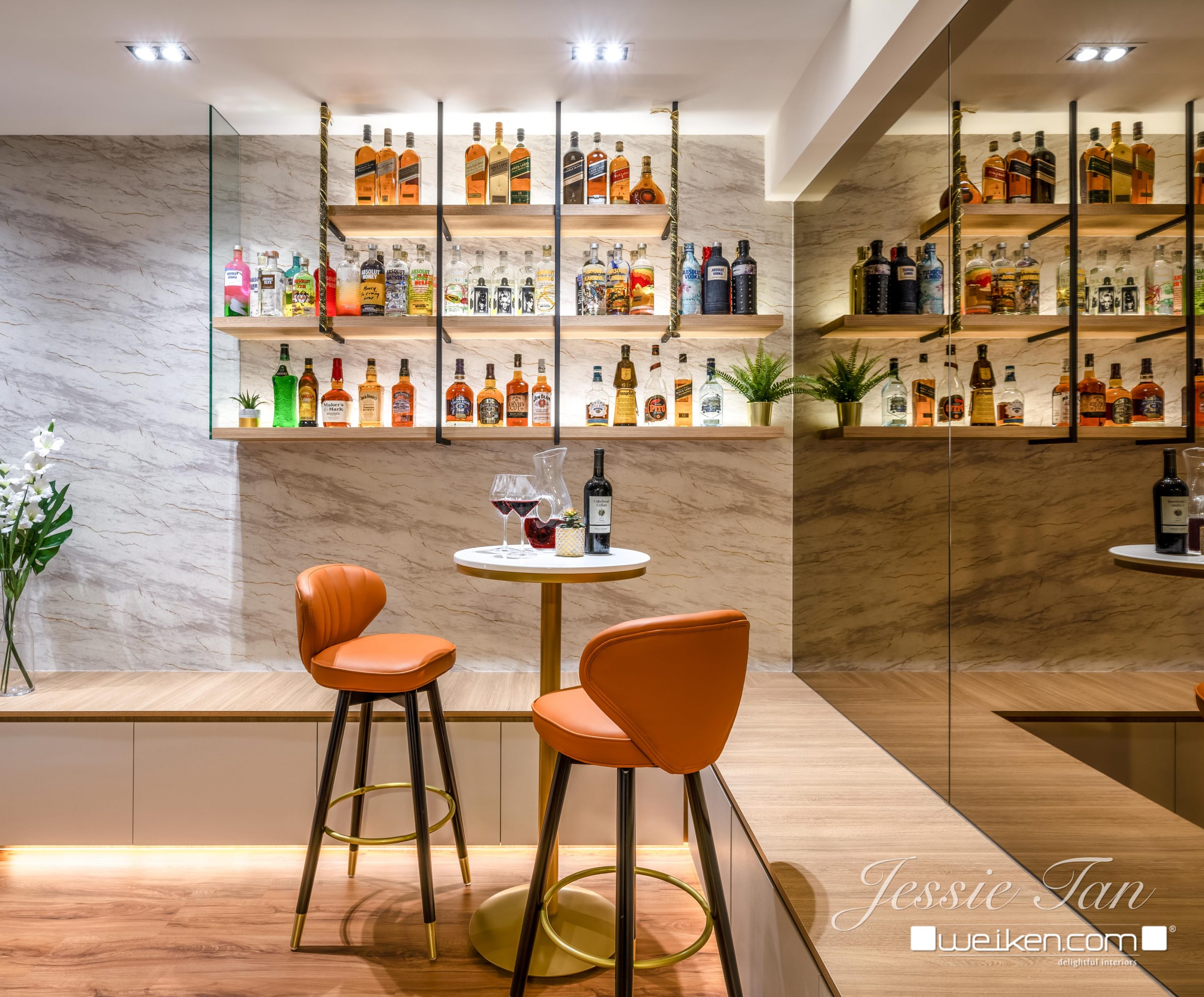 Elegant Home Bar Design Ideas For The