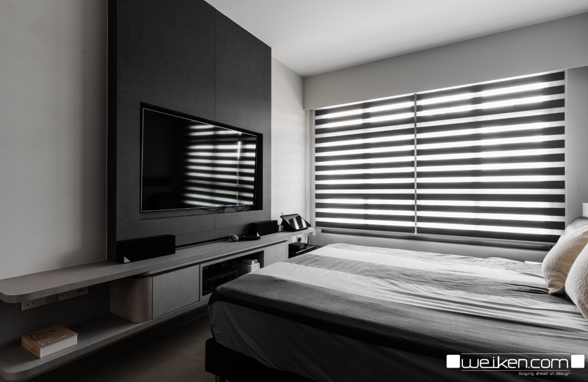 Dark Minimalist Bedroom 3